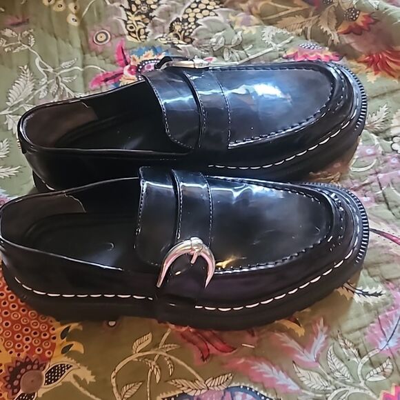 Circus by Sam Edelman Womens size 8 Everly Patent Slip On Loafers - Picture 5 of 8